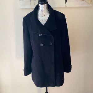 Mallia wool/angora/cashmere coat